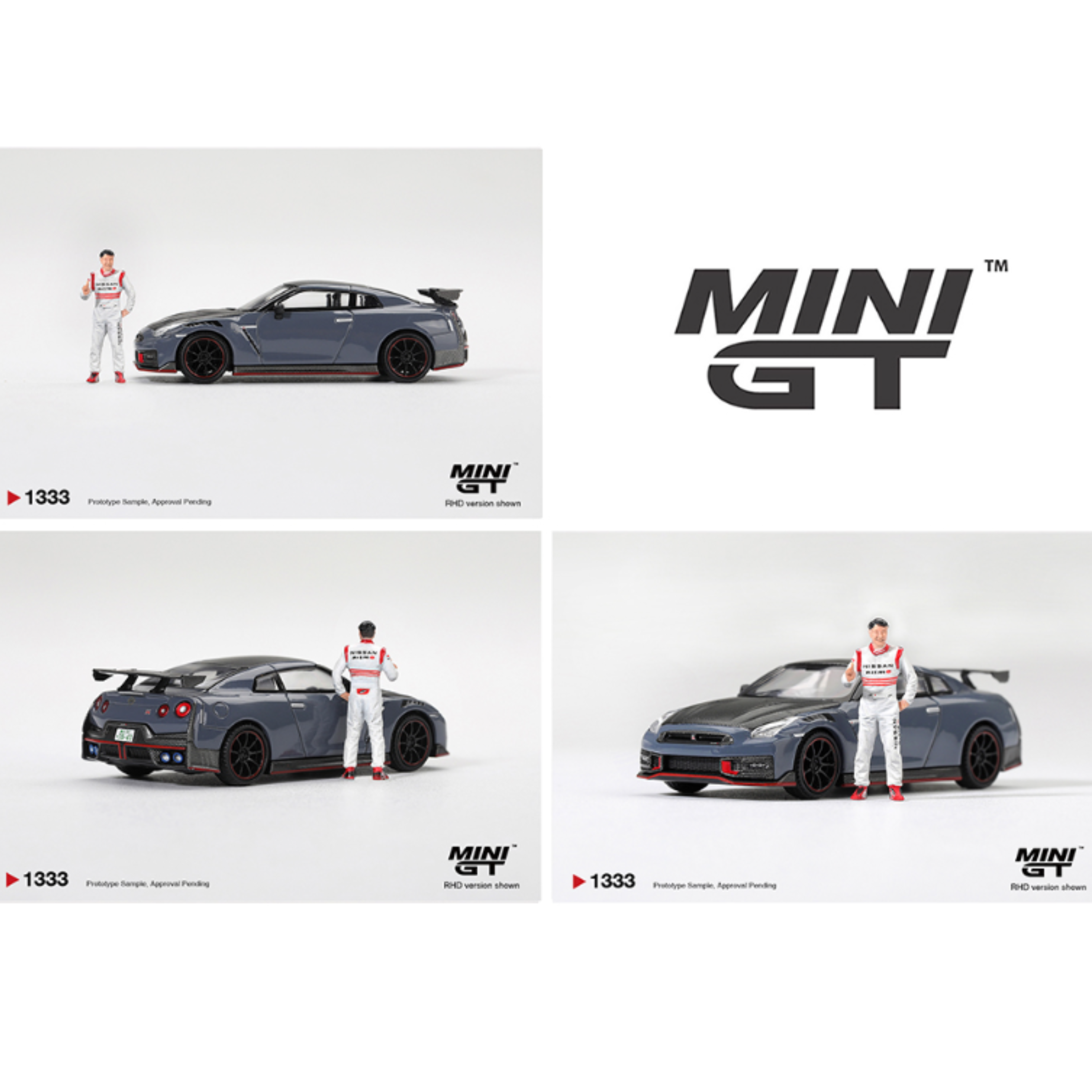 Mini GT Nissan GT-R Nismo 2024 Tsukuba Production Car Lap Record W / Matsuda Figure Tsugio Matsuda Collection – Limited Edition (Preorder)