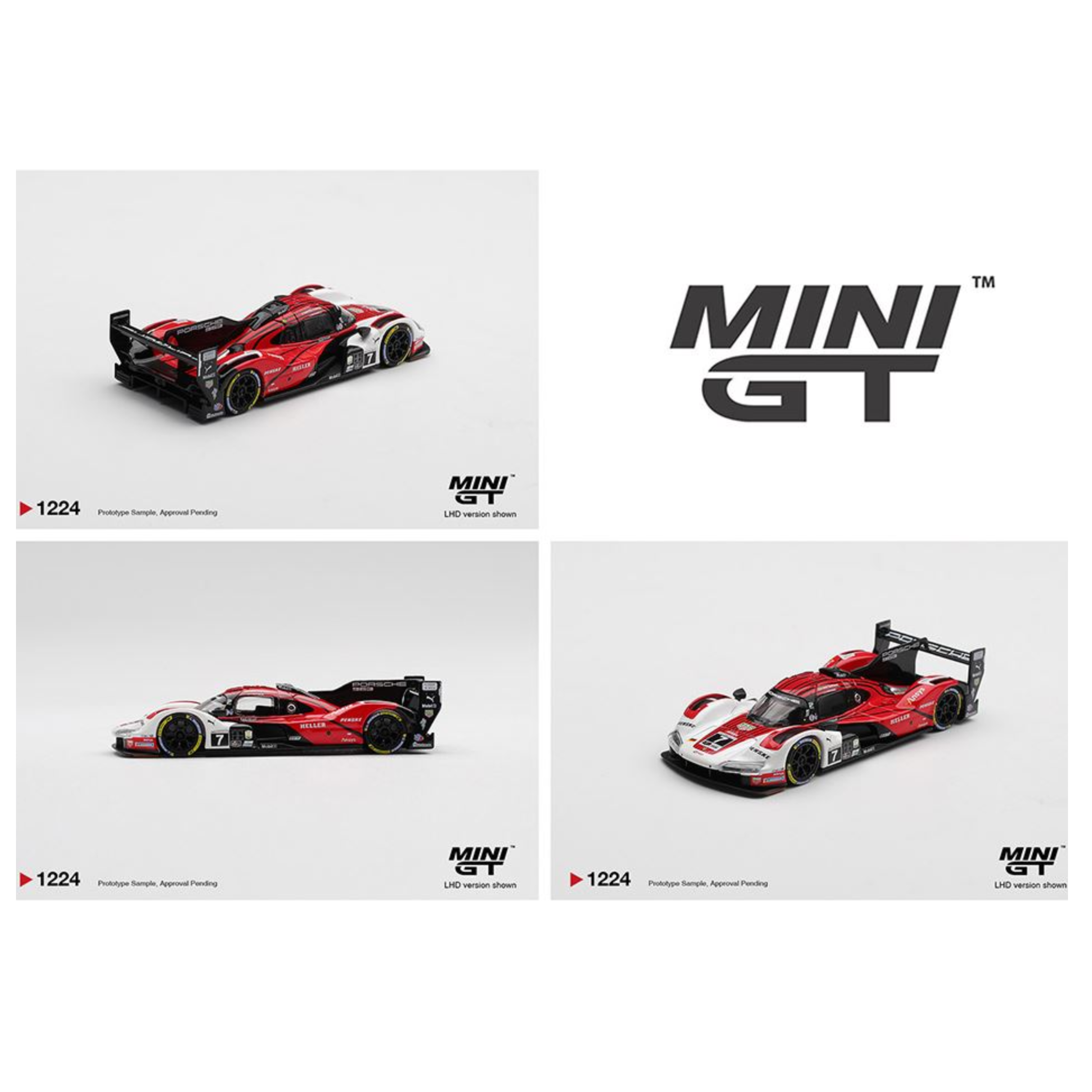 Mini GT Porsche 963 #7 Porsche Penske Motorsport 2025 IMSA Daytona 24 Hrs Winner (Preorder)