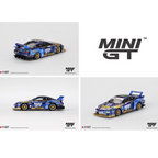 Mini GT Nissan LB-Super Silhouette S15 SILVIA #555 Team MINI GT Liberty Walk 2025 Formula Drift – Chrome Blue