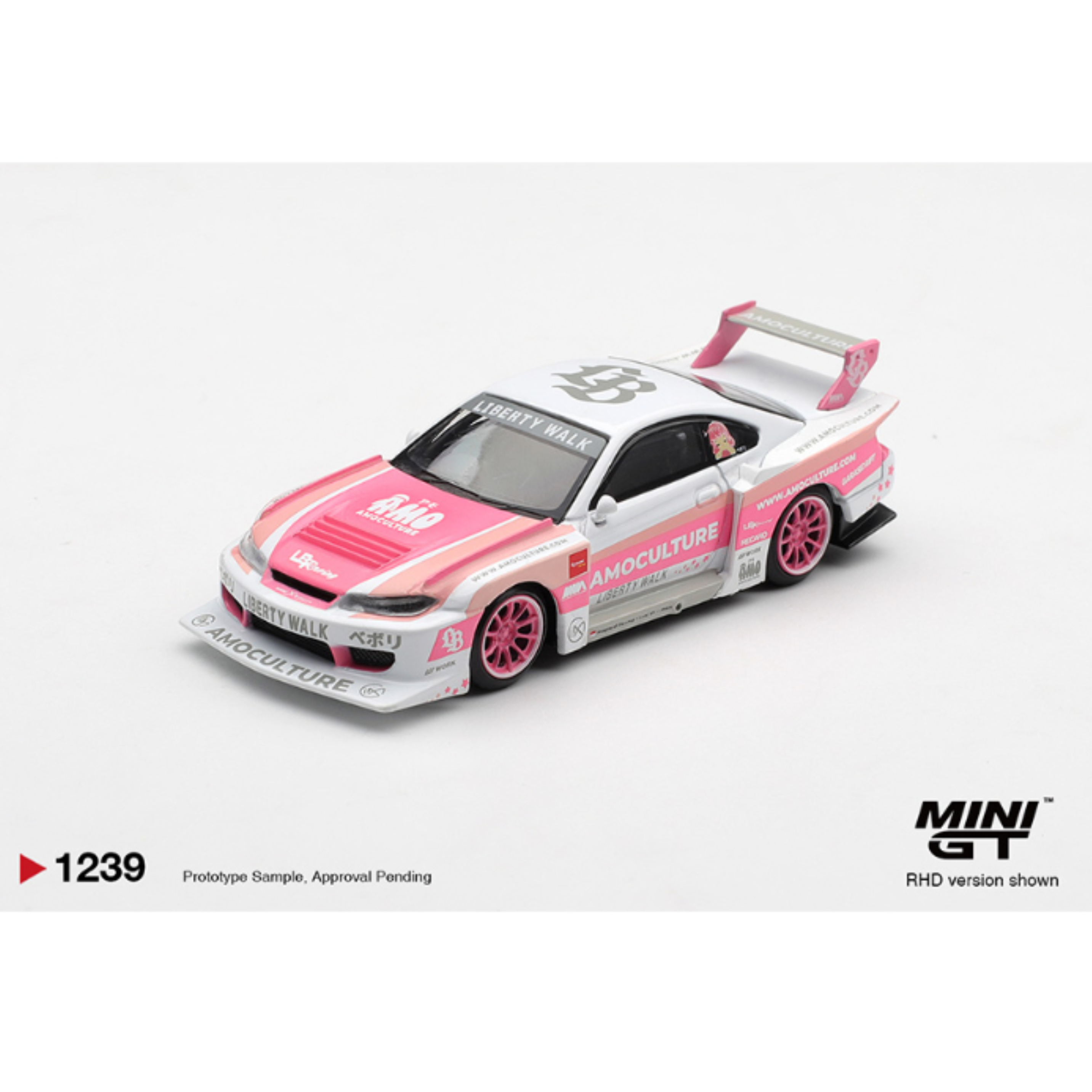 Mini GT Nissan Silvia (S15) LB-Super Silhouette AMOCULTURE – Limited Edition (Preorder)