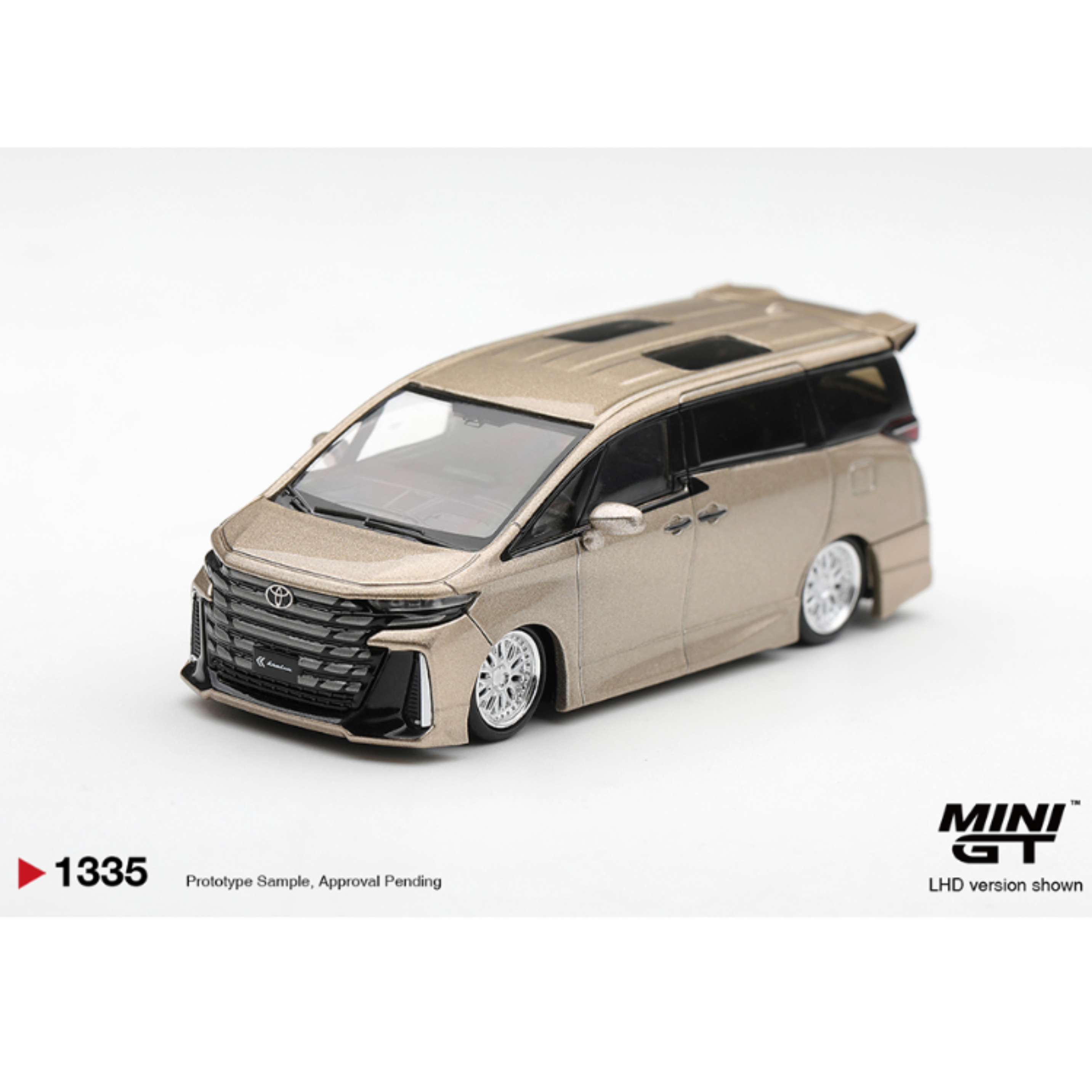 Mini GT Toyota Vellfire 40 KUHL – Gold Metallic- Limited Edition (Preorder)