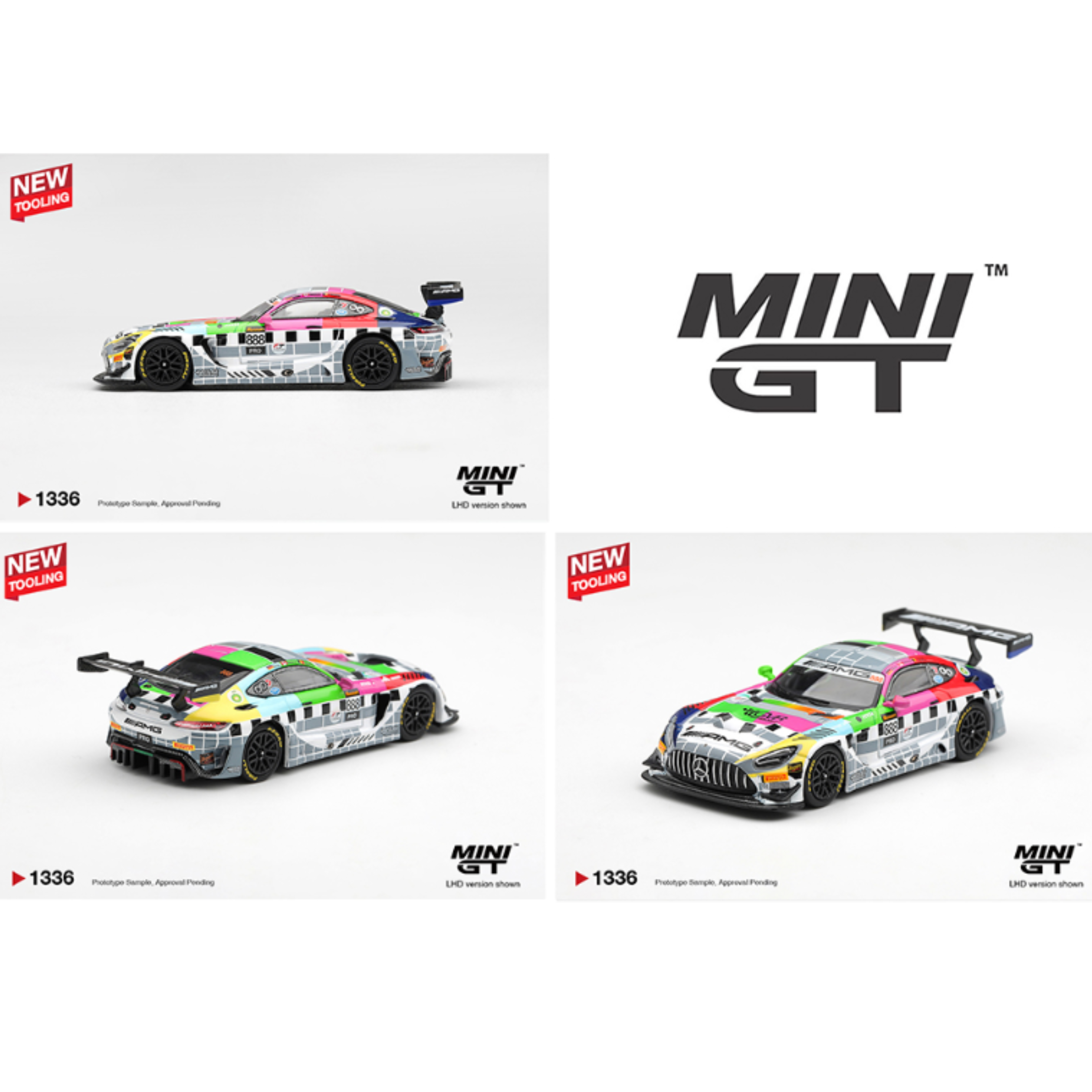 Mini GT Mercedes-AMG GT3 #888 Mercedes-AMG Team GMR Meguiar´s Bathurst 12 Hour 2025 – Limited Edition (Preorder)