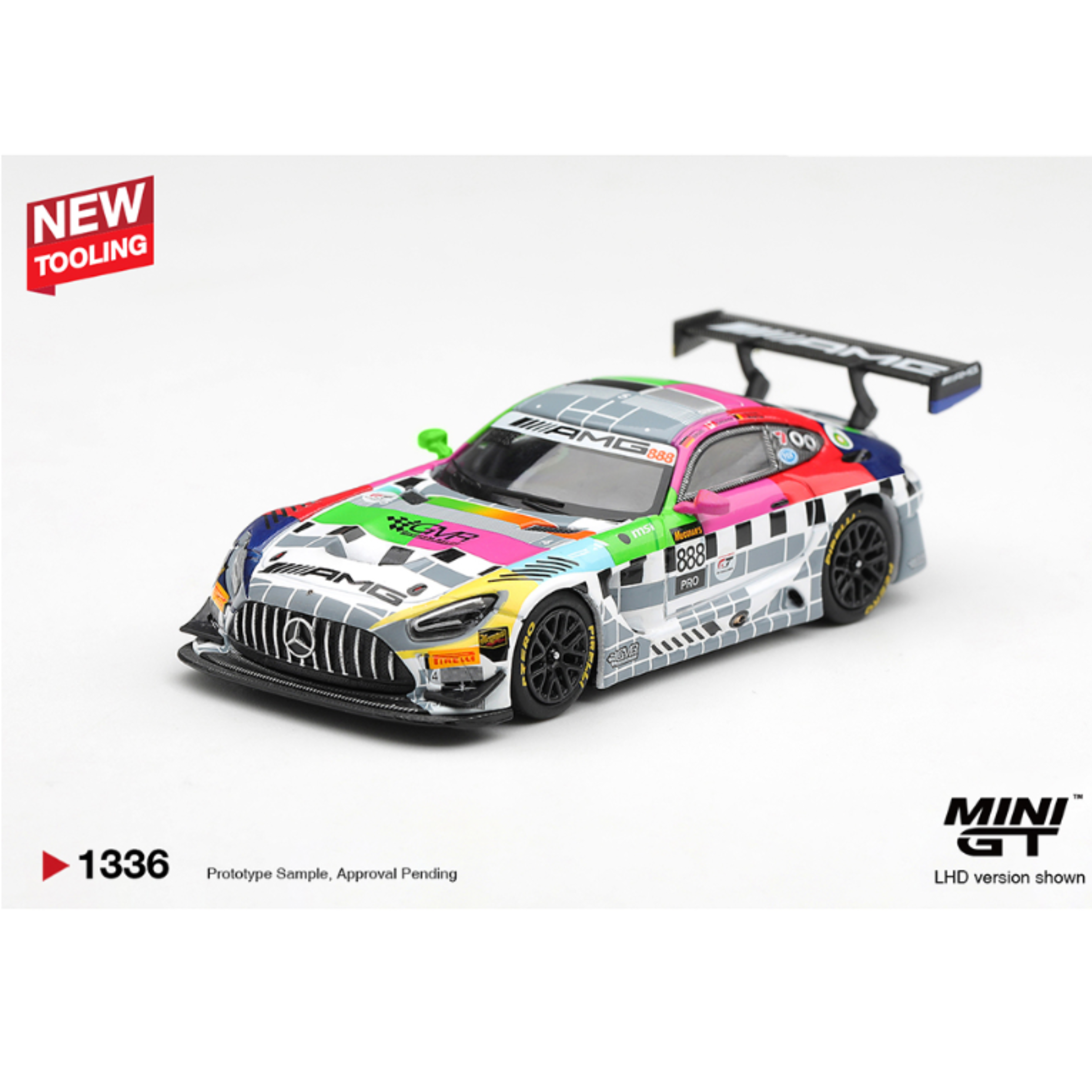 Mini GT Mercedes-AMG GT3 #888 Mercedes-AMG Team GMR Meguiar´s Bathurst 12 Hour 2025 – Limited Edition (Preorder)