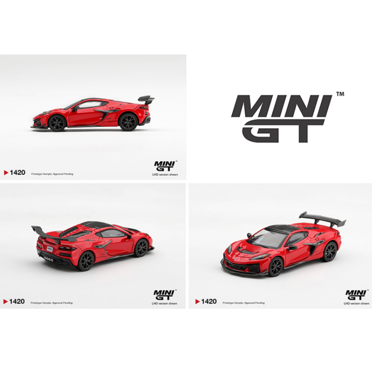 Mini GT Chevrolet Corvette ZR1 – Torch Red – Limited Edition (Preorder)