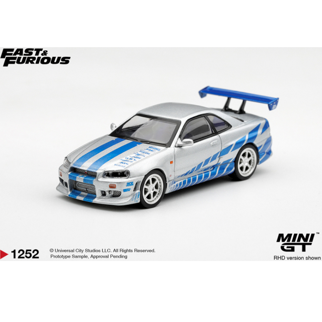 Mini GT Fast & Furious Dodge Nissan Skyline GT-R C-West “2 Fast 2 Furious” Brian O’Conner – Limited Edition (Preorder)