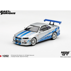 Mini GT Fast & Furious Dodge Nissan Skyline GT-R C-West “2 Fast 2 Furious” Brian O’Conner – Limited Edition (Preorder)