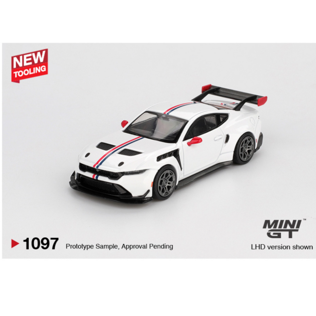 Mini GT Ford Mustang GTD Spirit of America – White