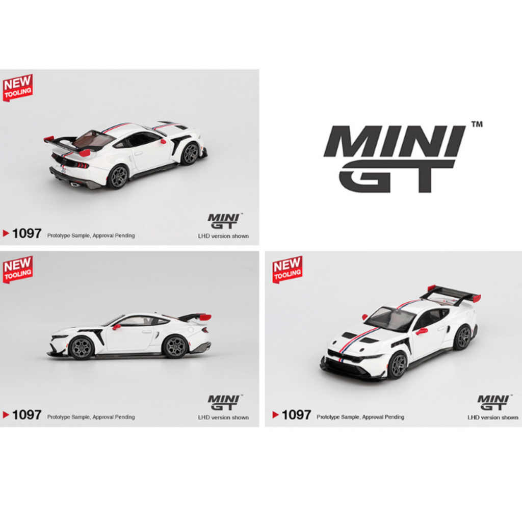 Mini GT Ford Mustang GTD Spirit of America – White
