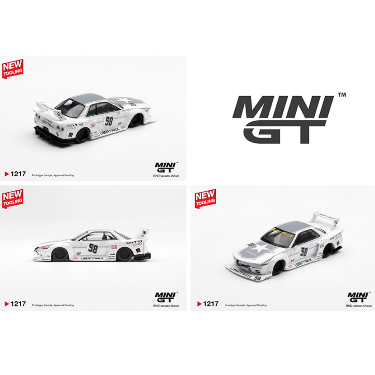 Mini GT Nissan GT-R32 LB-Kaido Works TAS 2025