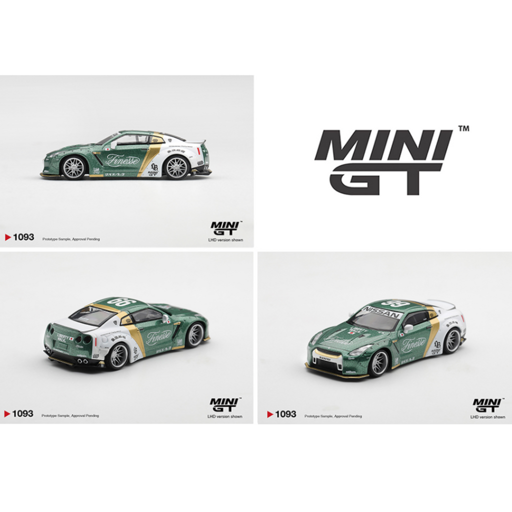 Mini GT Nissan GT-R (R35) LB★WORKS Type 1 Custom Ducktail Auto Finesse – Limited Edition (Preorder)