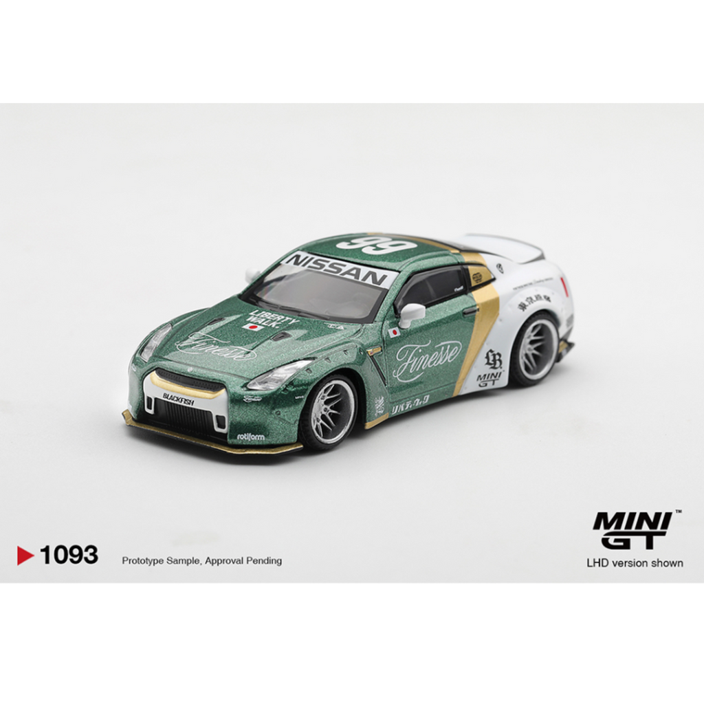 Mini GT Nissan GT-R (R35) LB★WORKS Type 1 Custom Ducktail Auto Finesse – Limited Edition (Preorder)