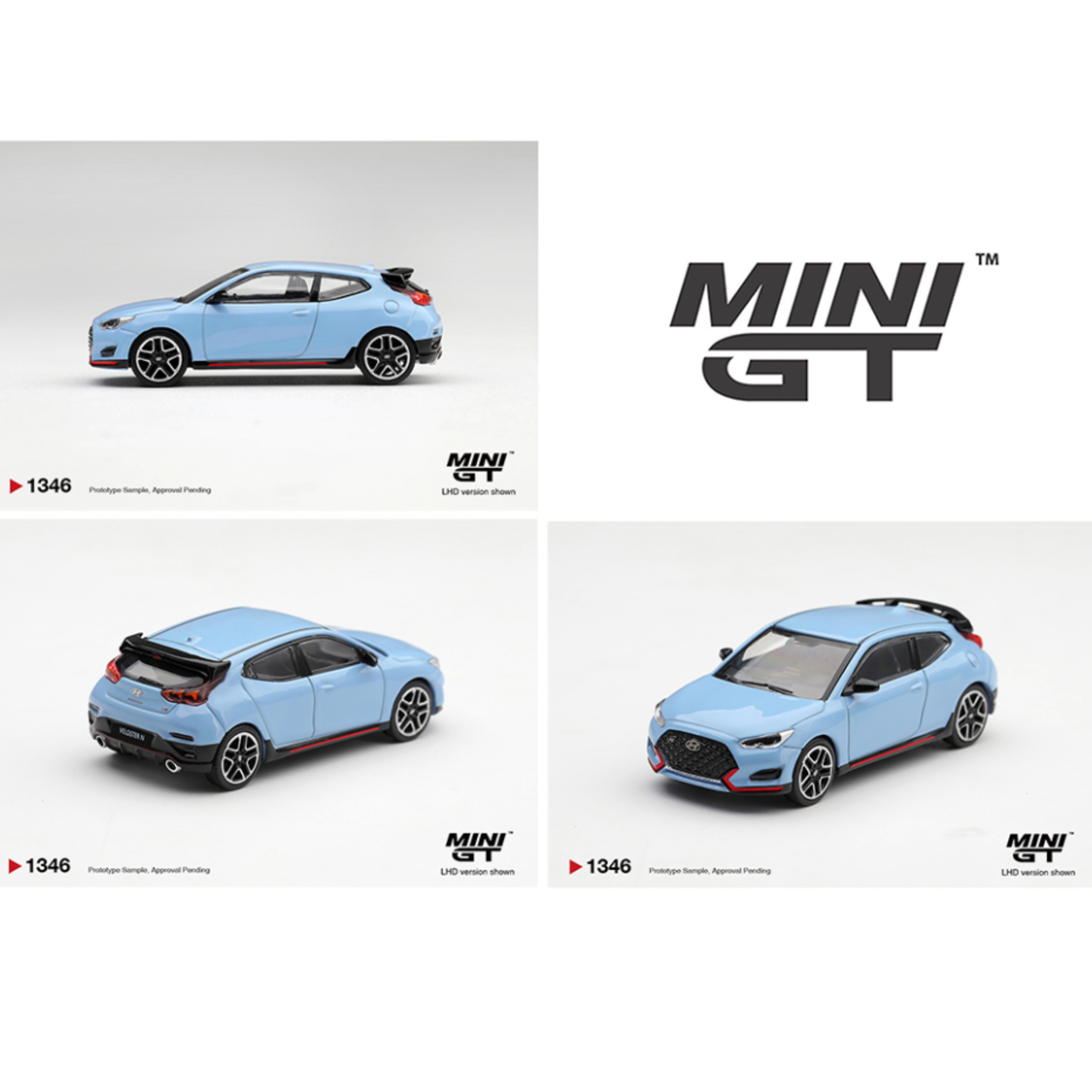 Mini GT Hyundai Veloster N Performance – Blue – Korea Exclusive – Limited Edition (Preorder)