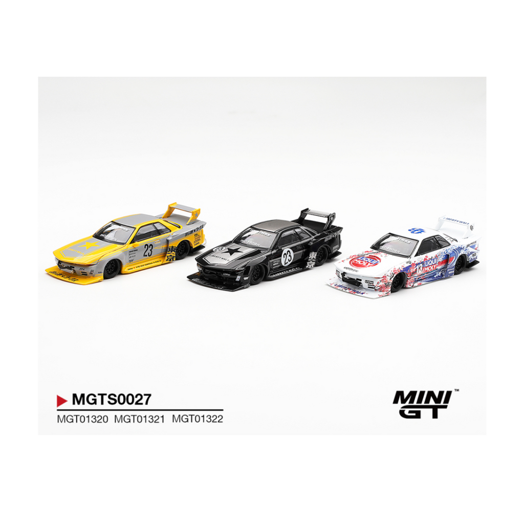 Mini GT INOZETEK x Liberty Walk R32 Set 2026 Show Edition 3 Cars Set – Show Special Edition (Preorder)