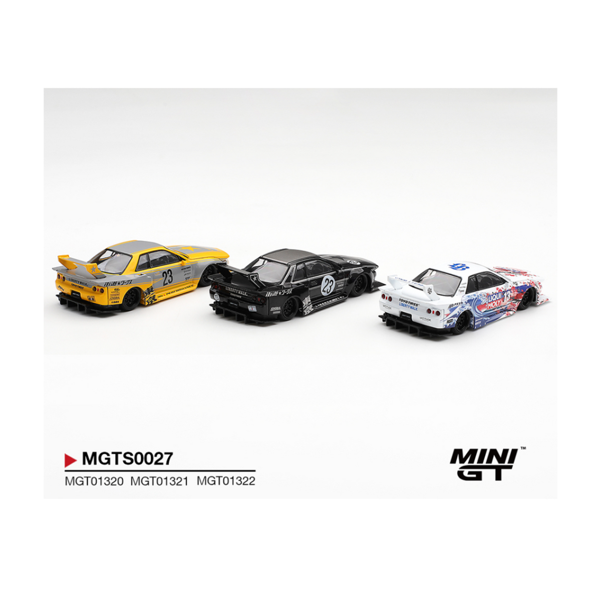 Mini GT INOZETEK x Liberty Walk R32 Set 2026 Show Edition 3 Cars Set – Show Special Edition (Preorder)