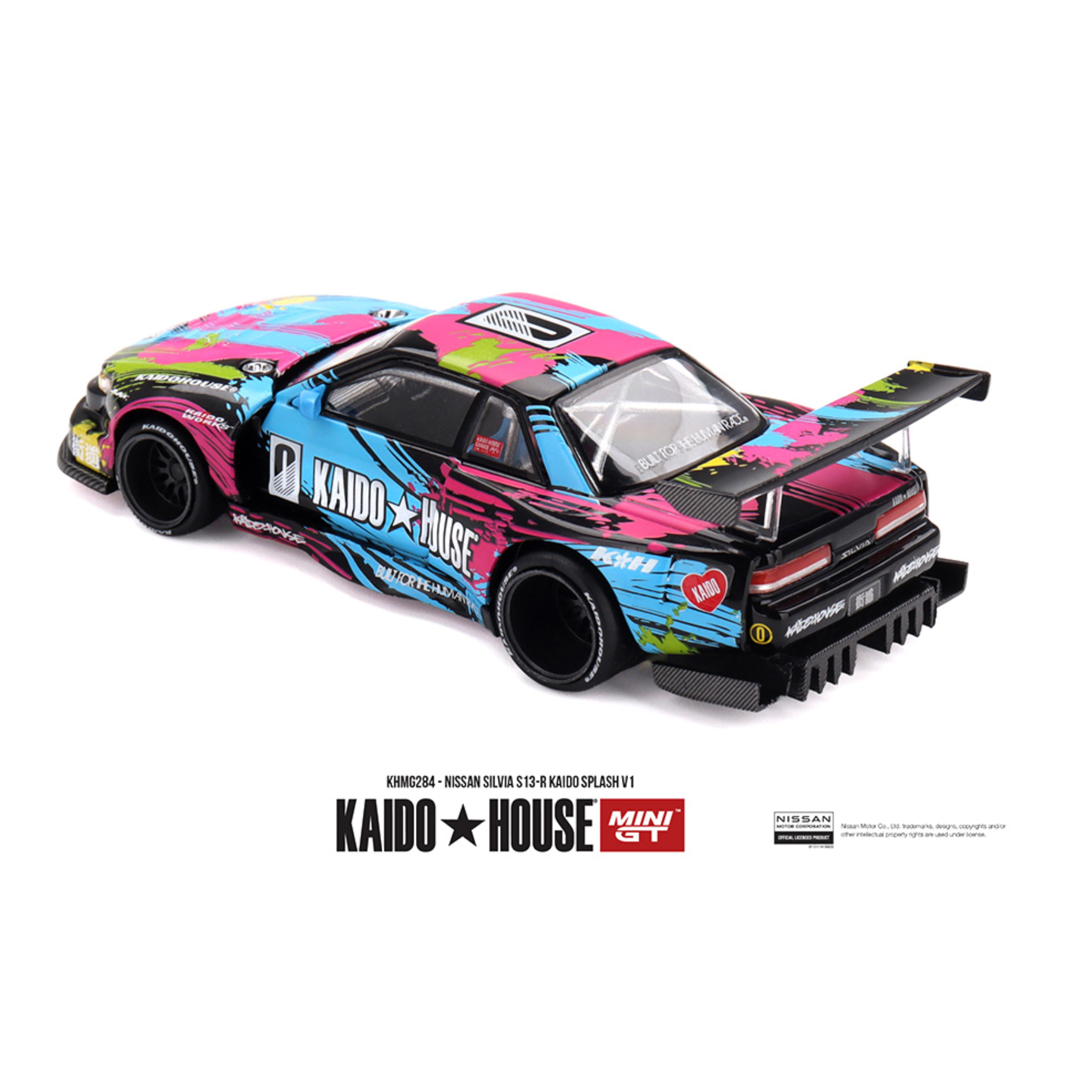 Kaido House x Mini GT Nissan Silvia S13-R Kaido Splash V1- Limited Edition (Preorder)