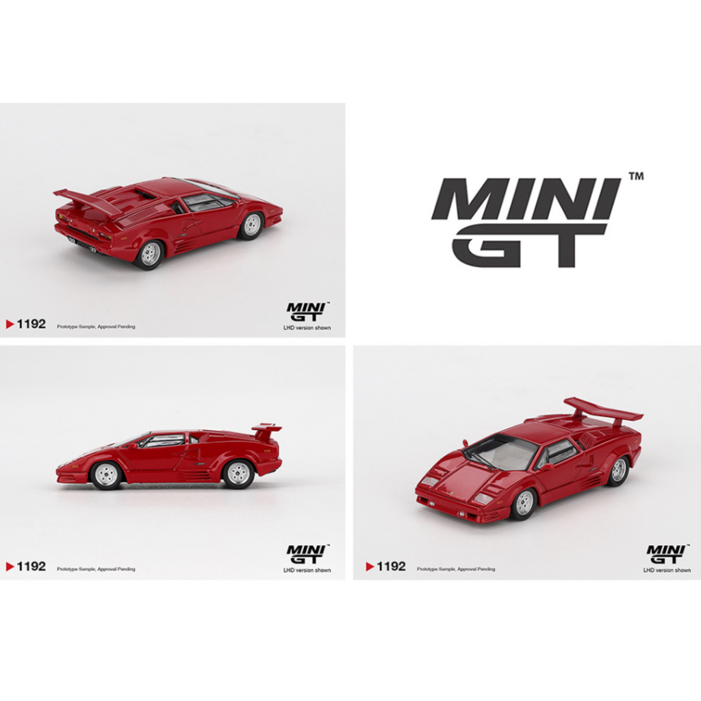 Mini GT Lamborghini Countach 25th Anniversary – Red