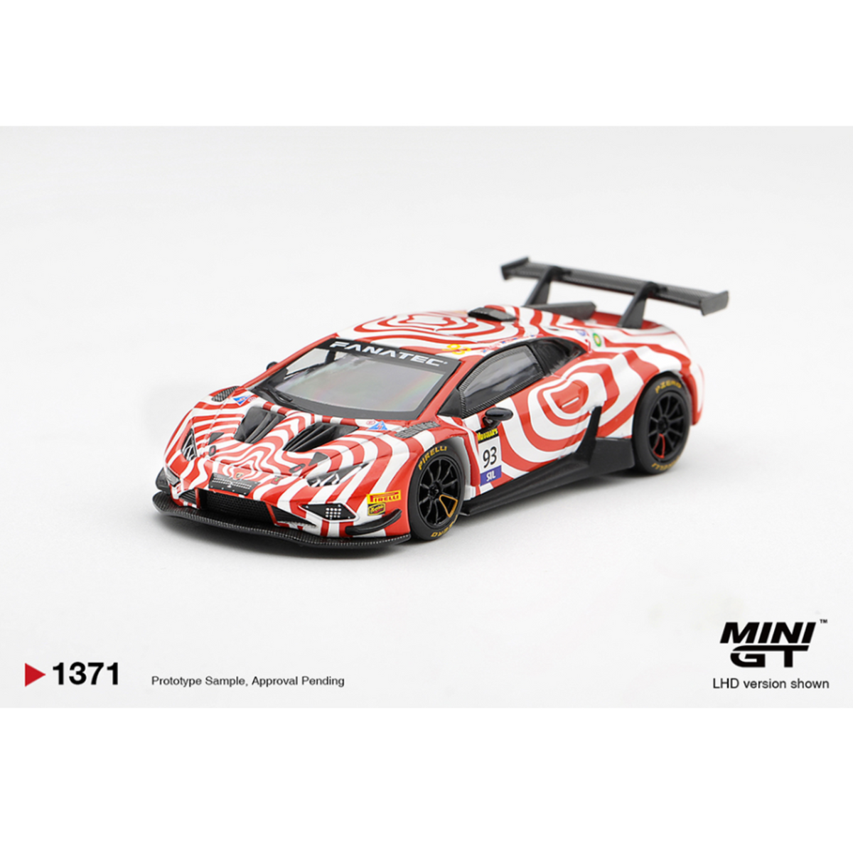 Mini GT Lamborghini Huracan GT3 EVO2 #93 Wall Racing 2025 Bathurst 12 hrs – Limited Edition (Preorder)