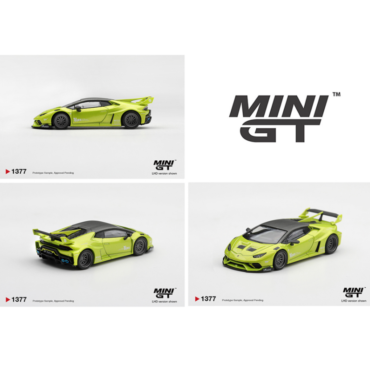Mini GT Lamborghini Huracán LB★WORKS Lime Metallic – Limited Edition (Preorder)