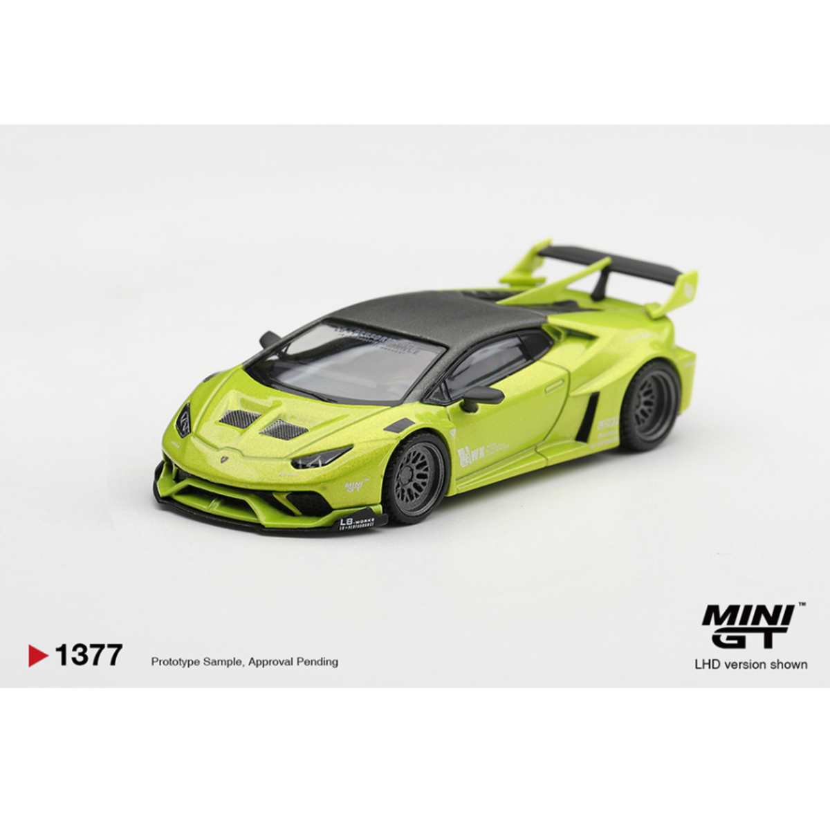 Mini GT Lamborghini Huracán LB★WORKS Lime Metallic – Limited Edition (Preorder)