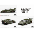 Mini GT Lamborghini Countach LB-WORKS Army Green – Limited Edition (Preorder)