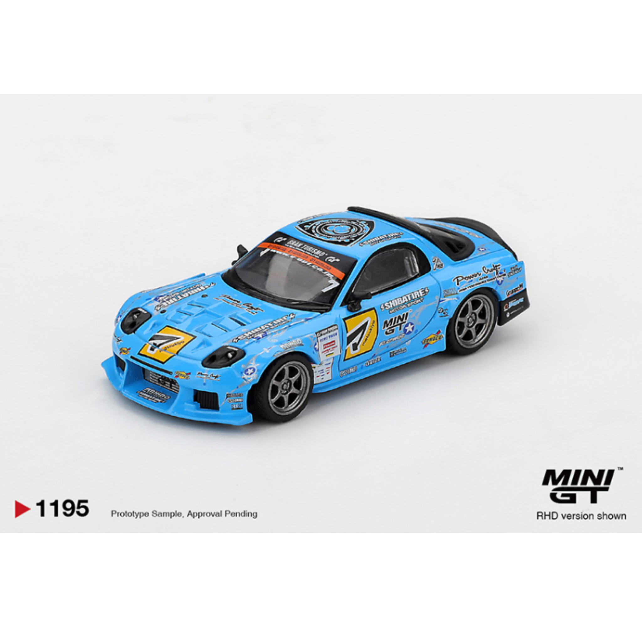 Mini GT Mazda RX-7 RE-Amemiya 2025 D1GP – Blue