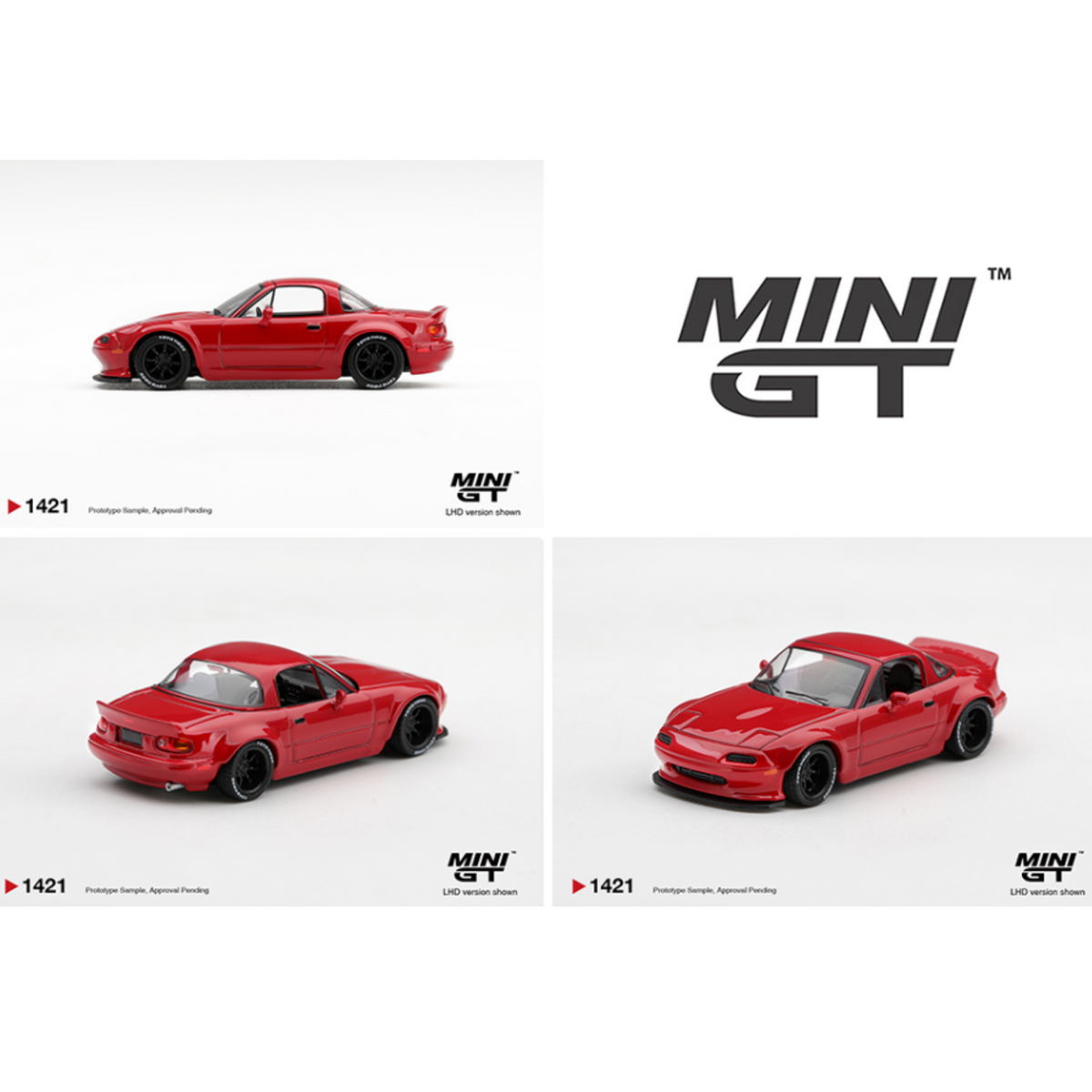 Mini GT Mazda MX-5 (NA) Pandem – Classic Red – Limited Edition (Preorder)
