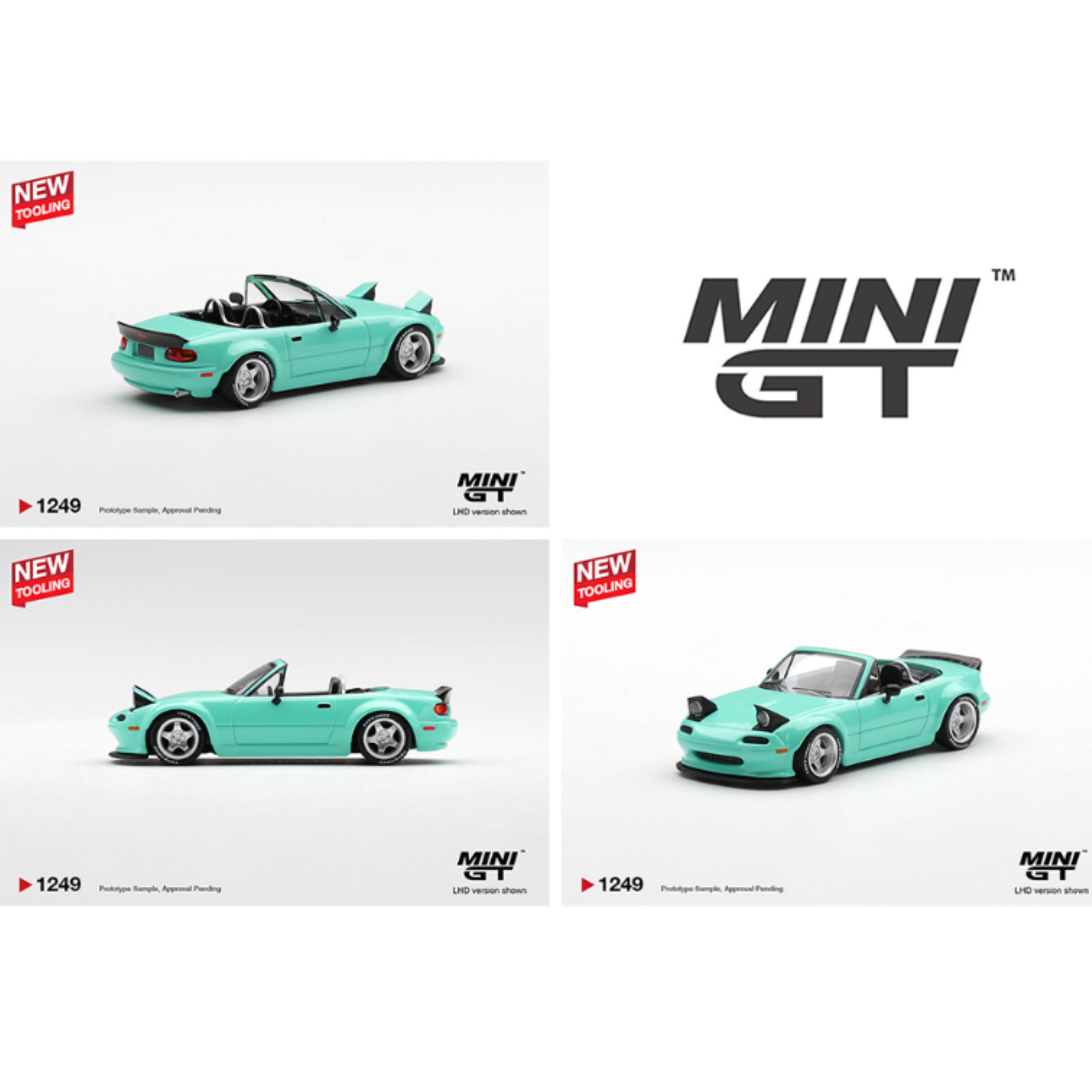 Mini GT Mazda MX-5 (NA) Pandem – Mint Green – Limited Edition (Preorder)
