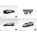Mini GT Lamborghini LB-Silhouette WORKS Murcielago GT Evo Fighter – Grey – Limited Edition (Preorder)