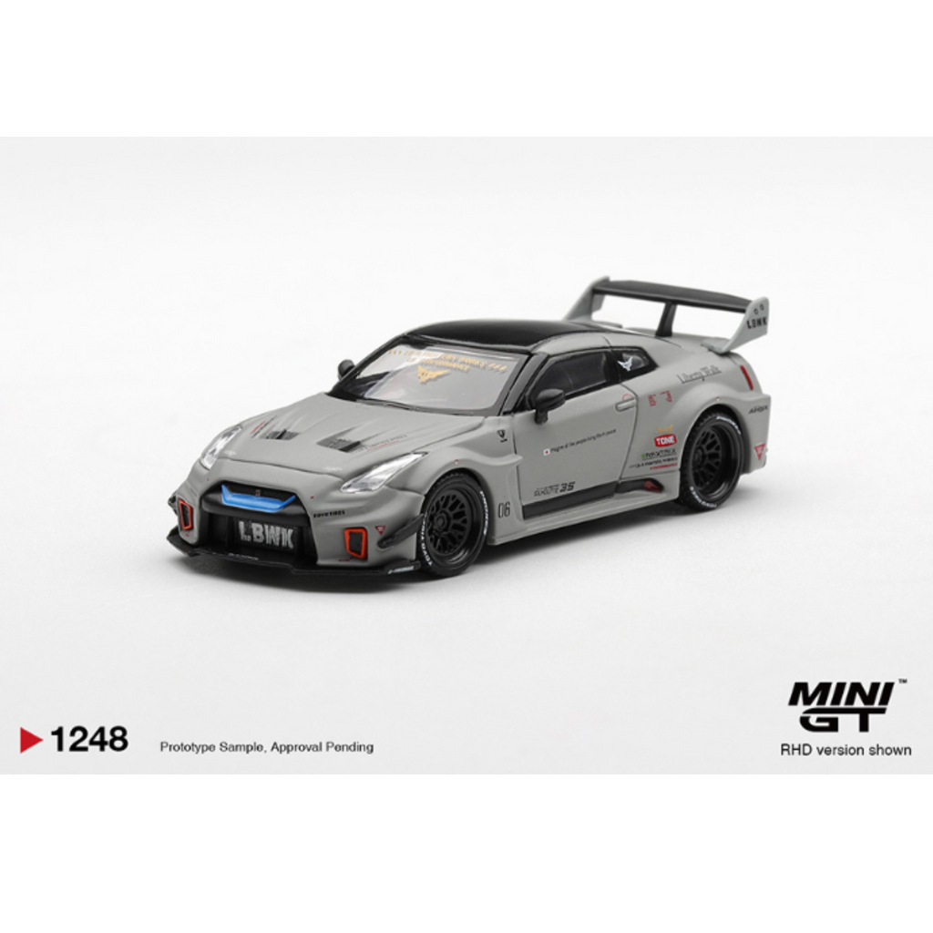Mini GT Nissan LB-Silhouette Works GT 35GT-RR Ver.1 – Matt Grey – Limited Edition