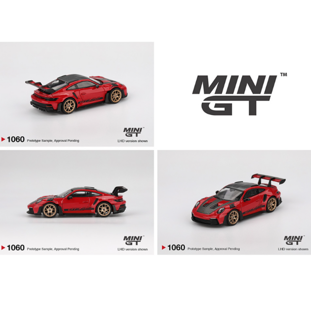 Mini GT Porsche 911 (992) GT3 RS Weissach Package – Guards Red
