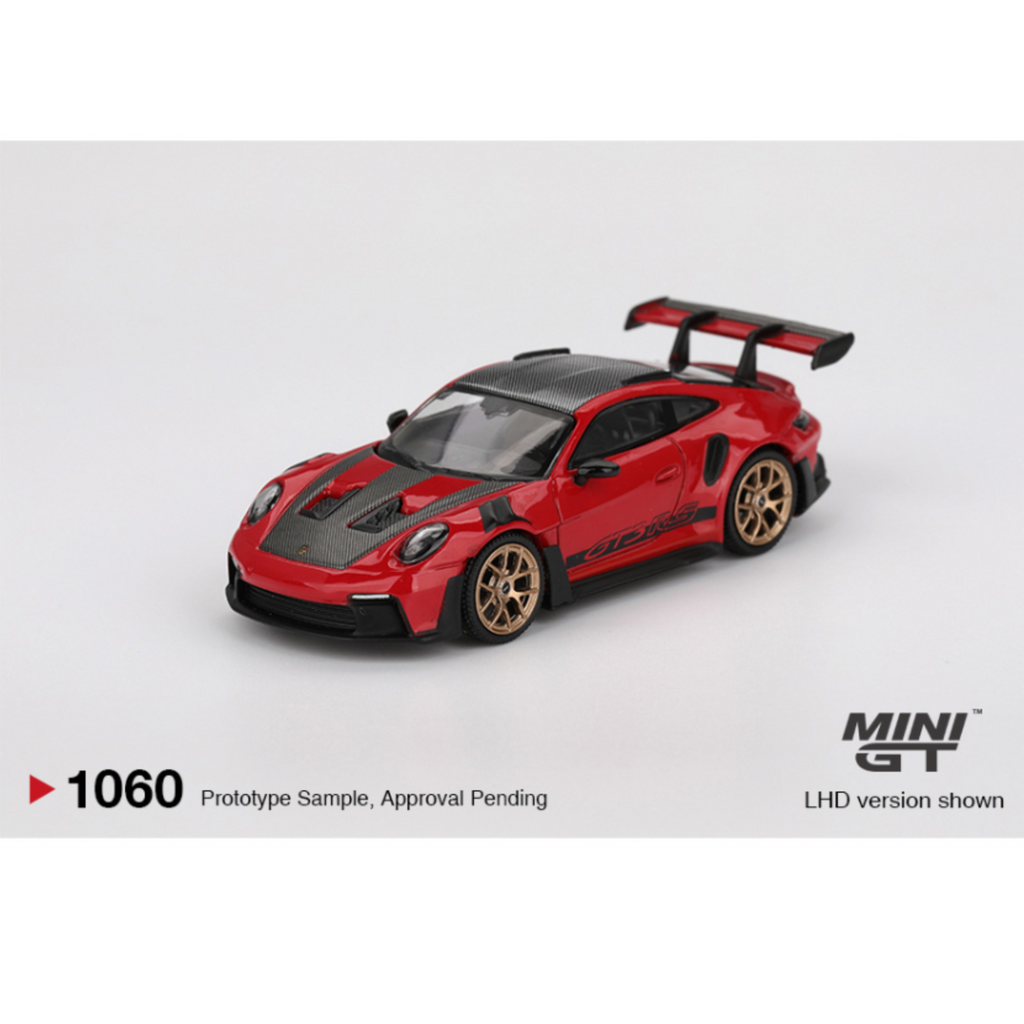 Mini GT Porsche 911 (992) GT3 RS Weissach Package – Guards Red