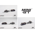 Mini GT Porsche 911 Dakar #718 / Volkswagen ID. Buzz Porsche Centrum Gelderland Roughroads Set