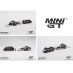 Mini GT Porsche 911 Dakar #718 / Volkswagen ID. Buzz Porsche Centrum Gelderland Roughroads Set