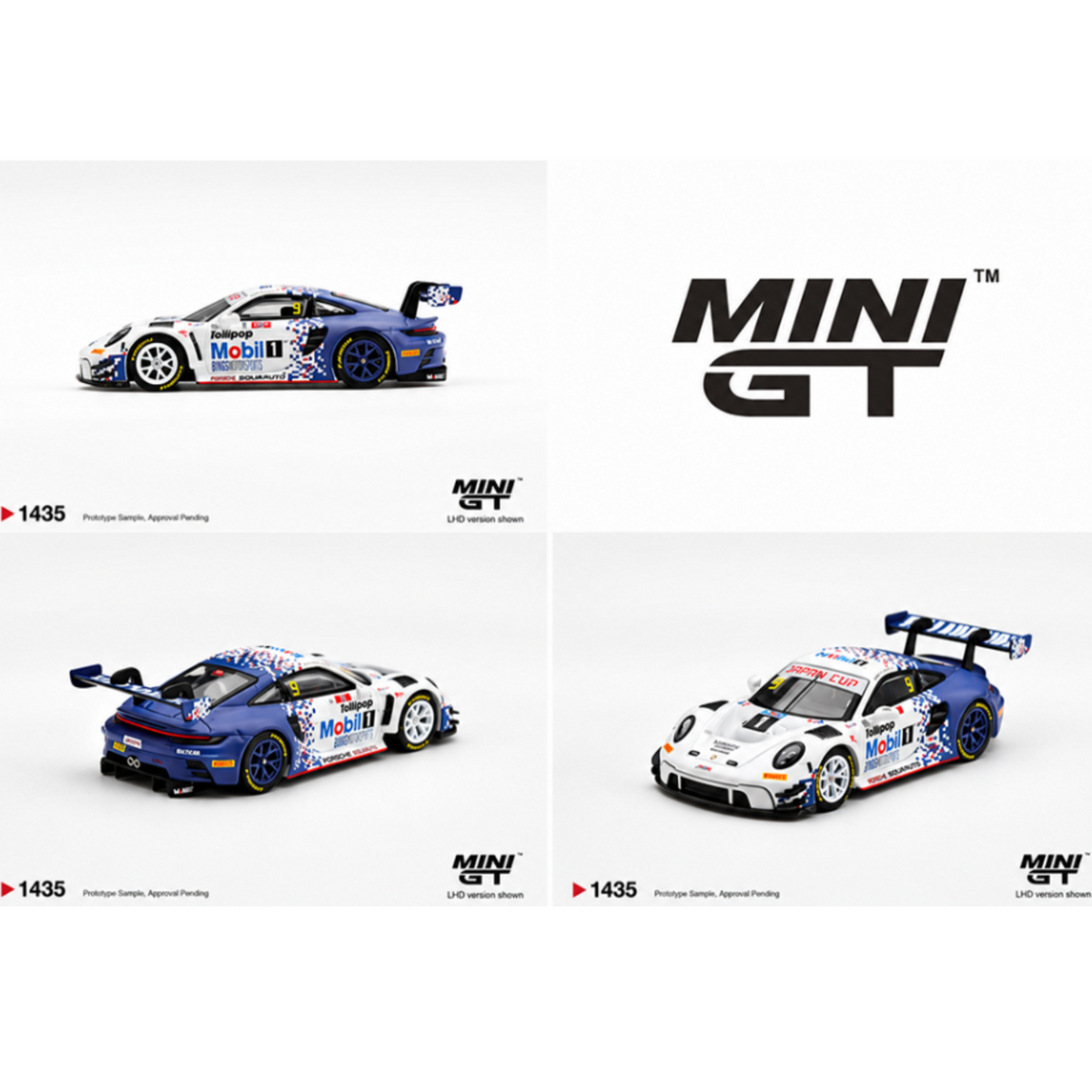 Mini GT Porsche 911 GT3 R (992) #9 Bingo Racing with LM Corsa 2026 Japan Cup Sugo Race 2 Winner – Limited Edition (Preorder)