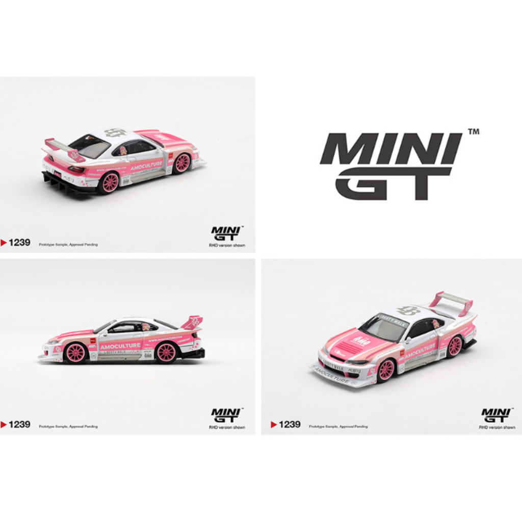 Mini GT Nissan Silvia (S15) LB-Super Silhouette AMOCULTURE – Limited Edition (Preorder)