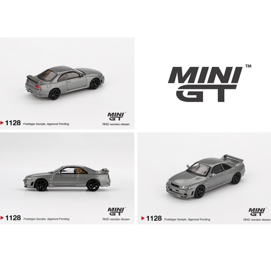 Mini GT Nissan Skyline GT-R Dark Metal Gray (NISMO BCNR33 CRS Version) – Limited Edition