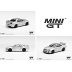 Mini GT Nissan NISMO R34GT-R Z-tune Silver – Limited Edition (Preorder)