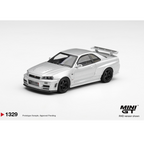 Mini GT Nissan NISMO R34GT-R Z-tune Silver – Limited Edition (Preorder)