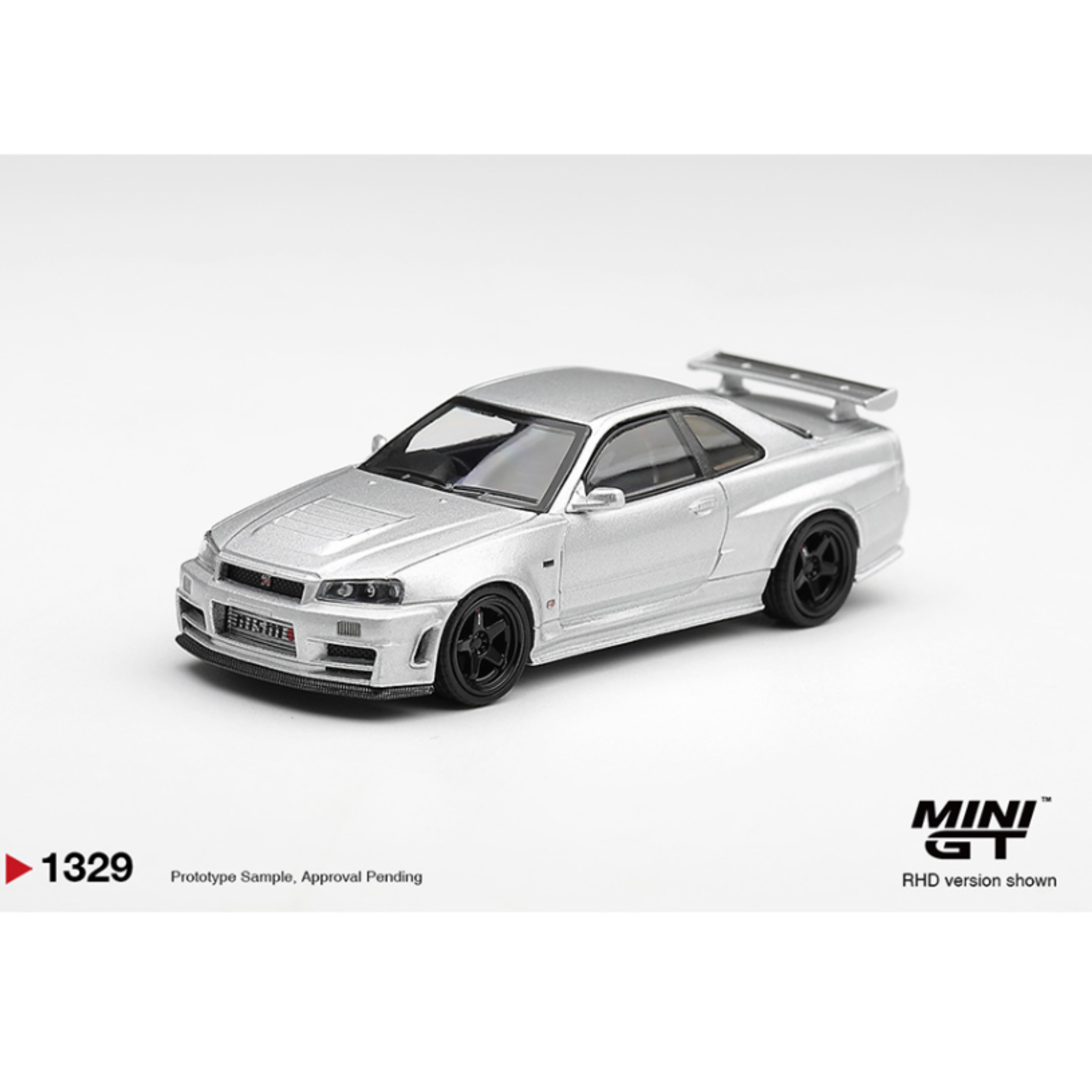Mini GT Nissan NISMO R34GT-R Z-tune Silver – Limited Edition (Preorder)