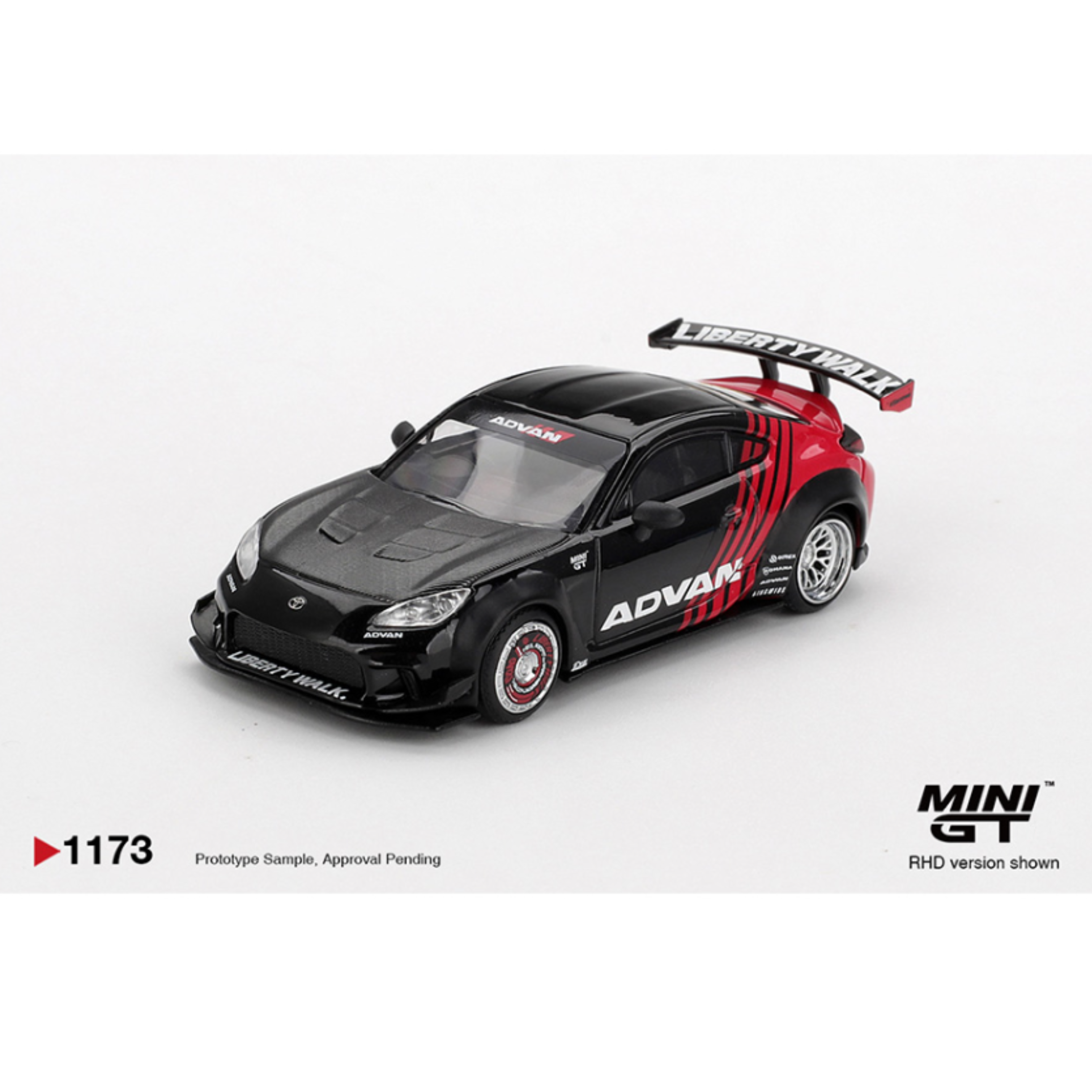 Mini GT Toyota GR86 LB★Nation Advan