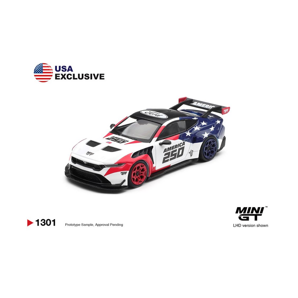 Mini GT Ford Mustang GTD America 250 USA Exclusive LHD- Limited Edition (Preorder)