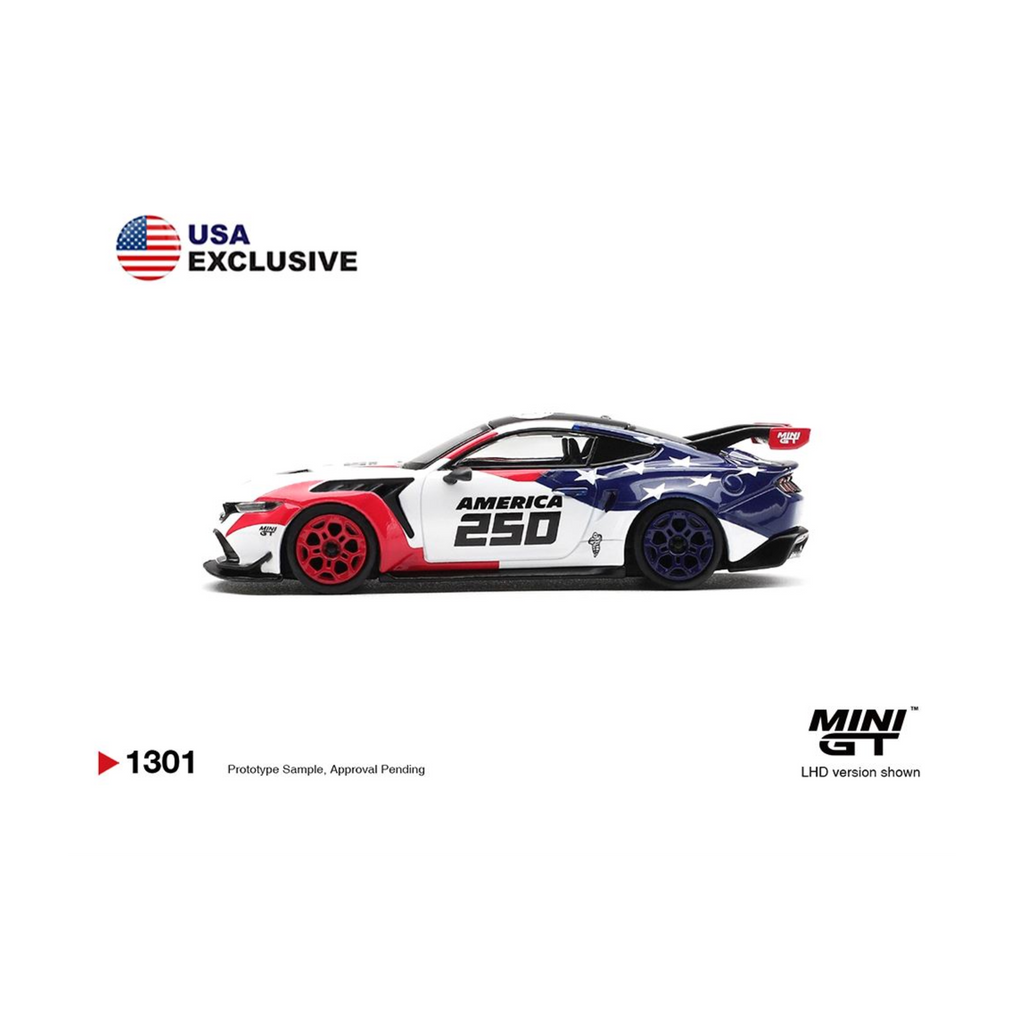 Mini GT Ford Mustang GTD America 250 USA Exclusive LHD- Limited Edition (Preorder)