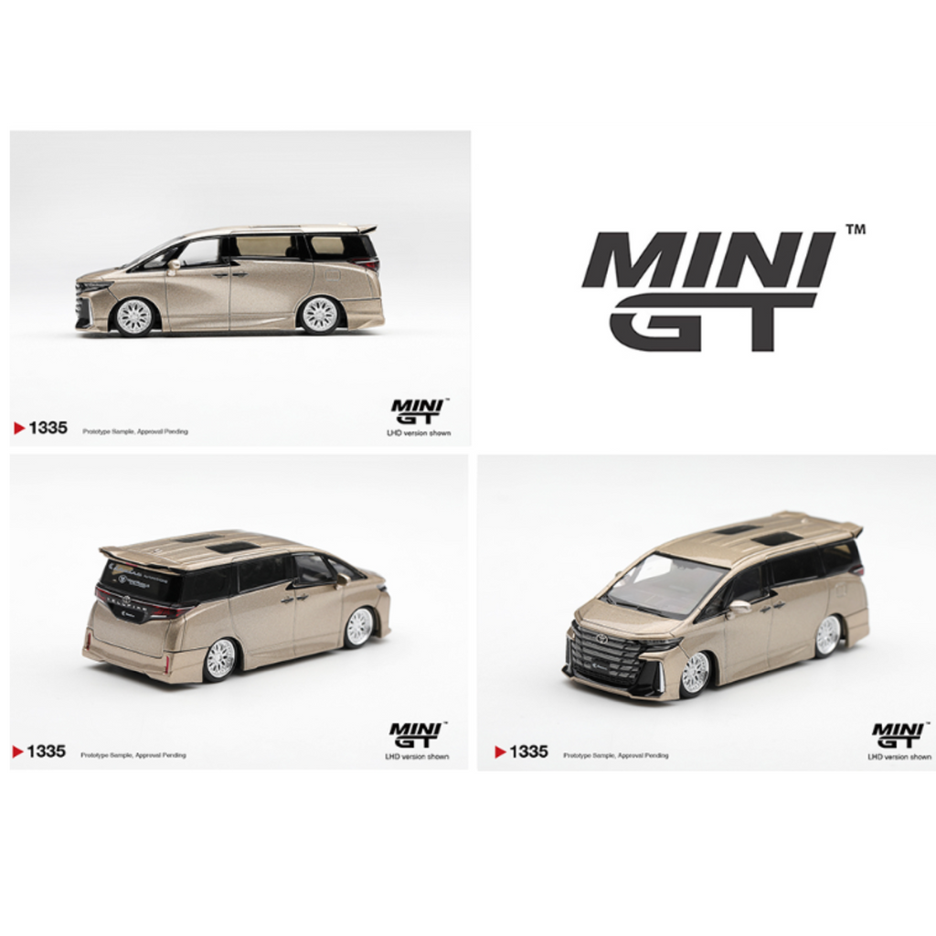 Mini GT Toyota Vellfire 40 KUHL – Gold Metallic- Limited Edition (Preorder)