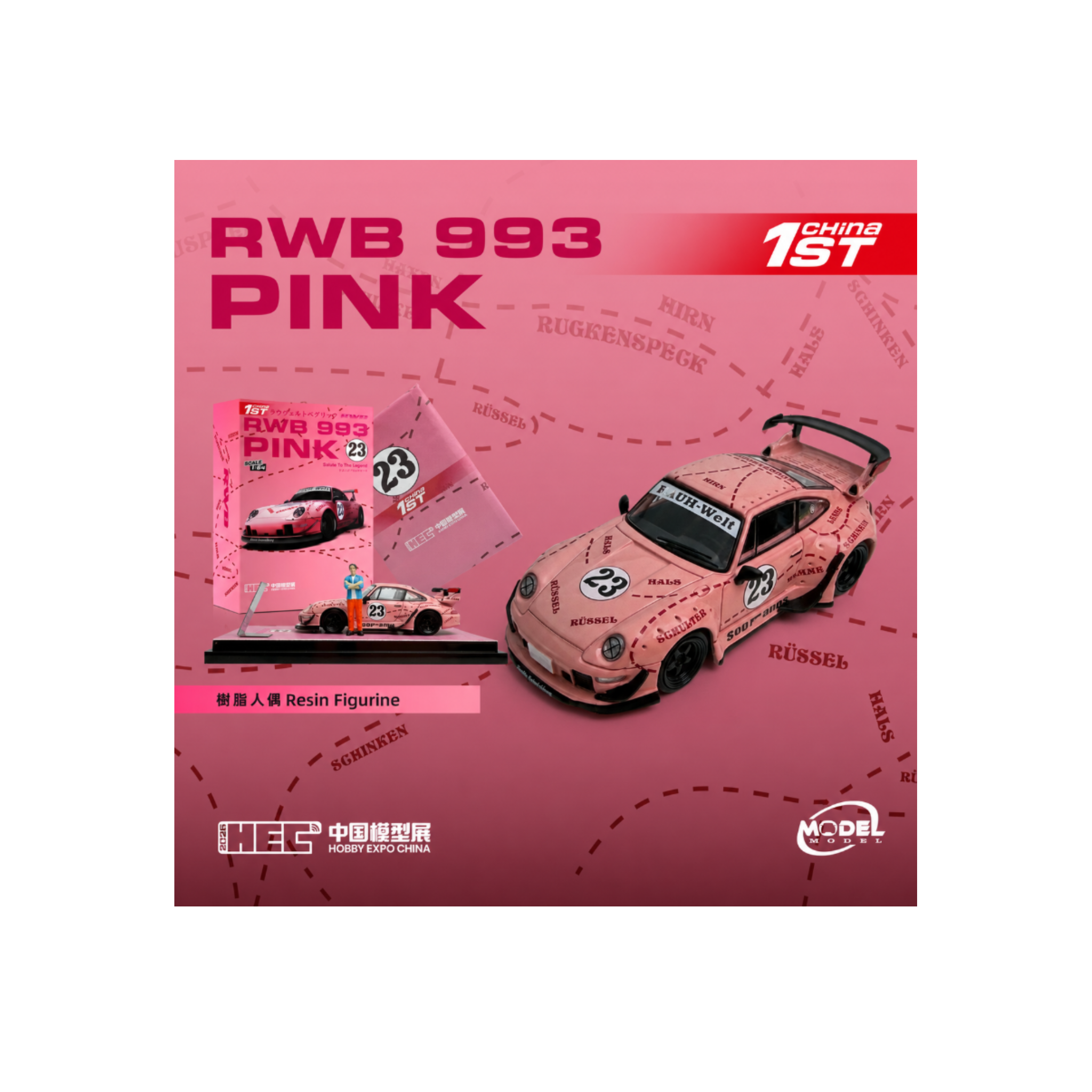ModelModel RWB 993 Pink 2026 Hobby Expo China Version