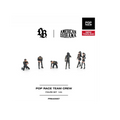 Pop Race x American Diorama - Pop Race Team Crew - 6 Figures - PR640567 (Preorder)