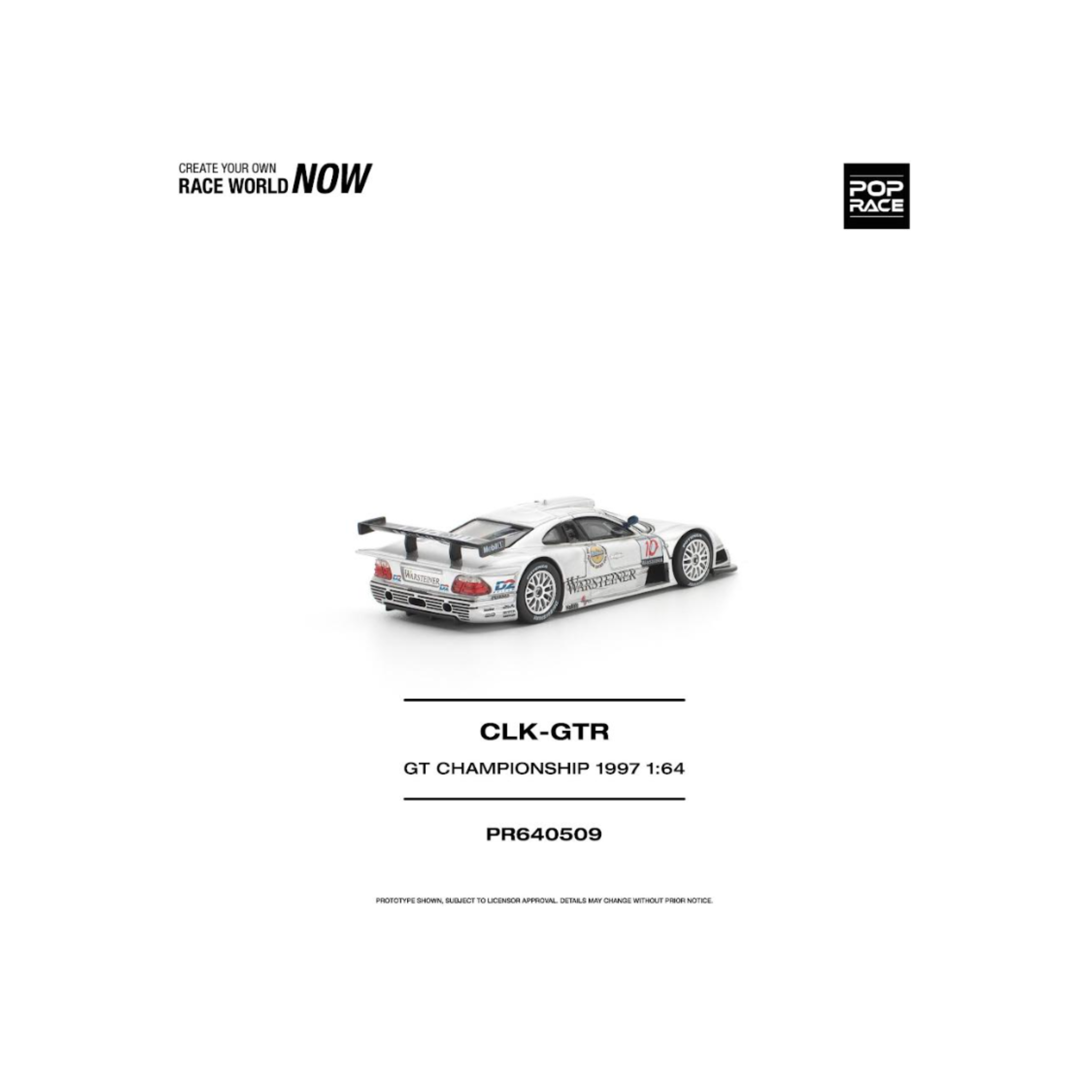 Pop Race Mercedes-Benz AMG CLK GTR FIA GT Championship 1997 (Preorder)