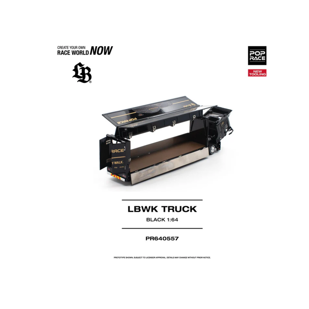Pop Race LBWK Truck - Black PR640557 (Preorder)