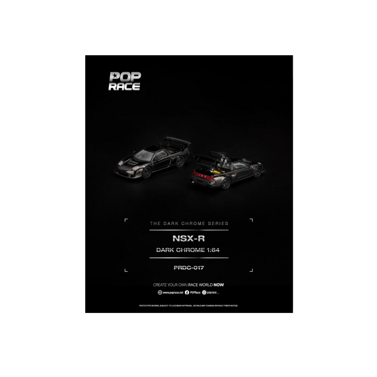 Pop Race NSX-R Dark Chrome (Preorder)