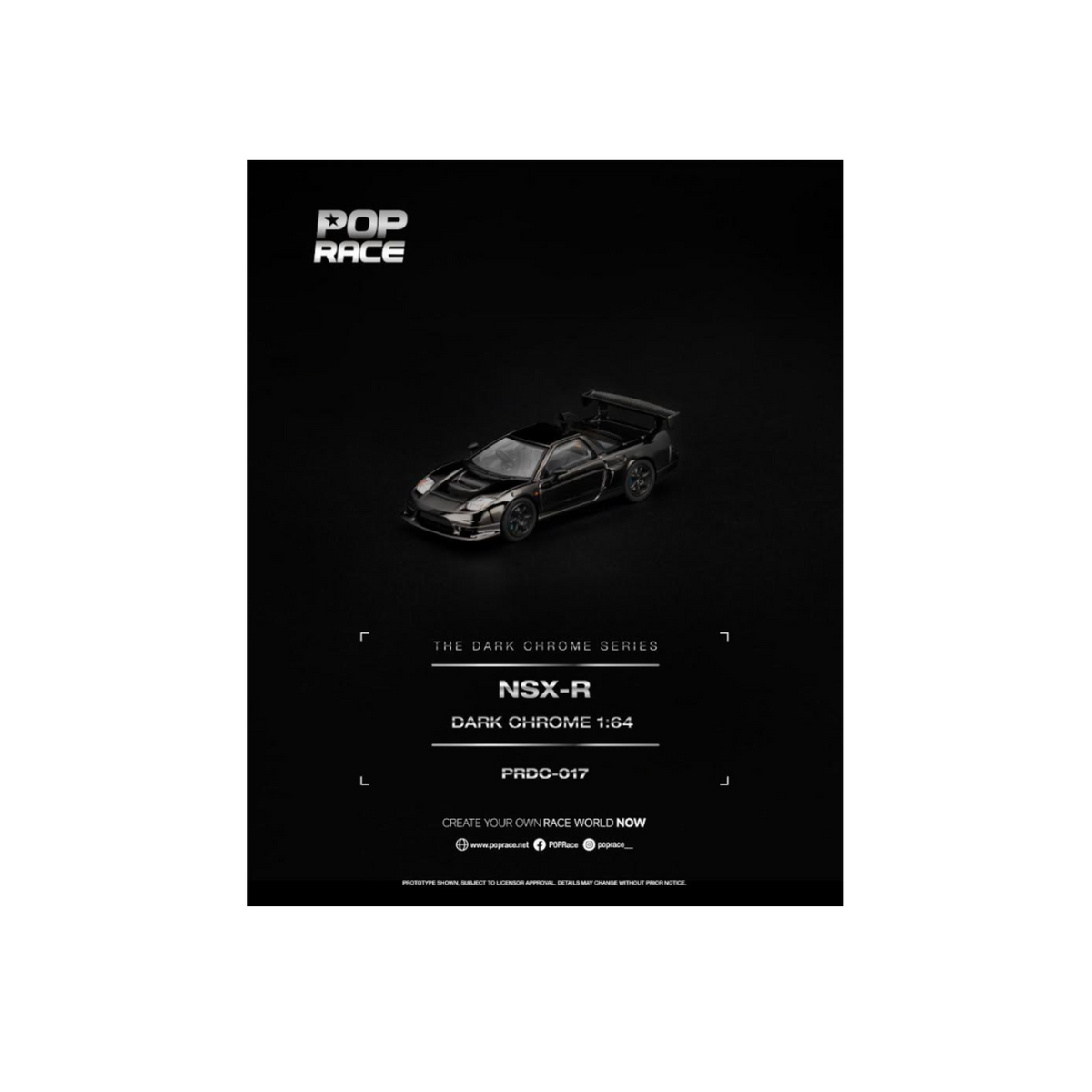 Pop Race NSX-R Dark Chrome (Preorder)