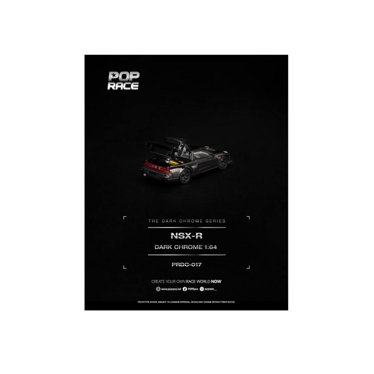 Pop Race NSX-R Dark Chrome (Preorder)